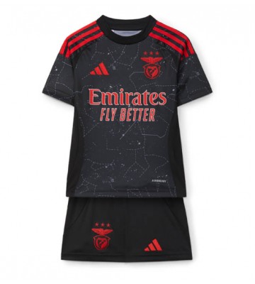 Benfica Borta Kläder Barn 2024-25 Kortärmad (+ Korta byxor)